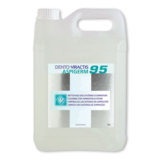 PRODUITS DE DESINFECTION POUR LES SYSTEMES D'ASPIRATIONS, CRACHOIRS, ET RECUPERATEURS D'AMALGAME-DENTO VIRACTIS- DISPONIBLE EN 1L/5L